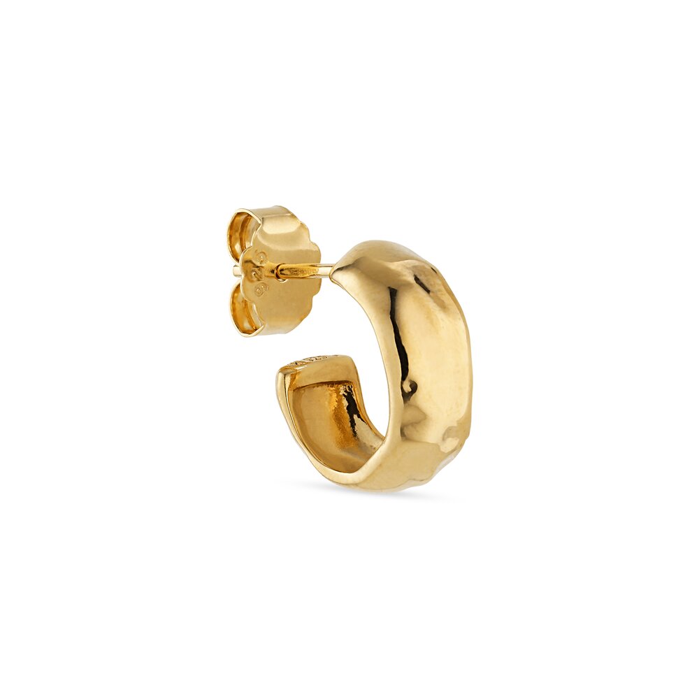 Bruised Heart Hoop - forgyldt